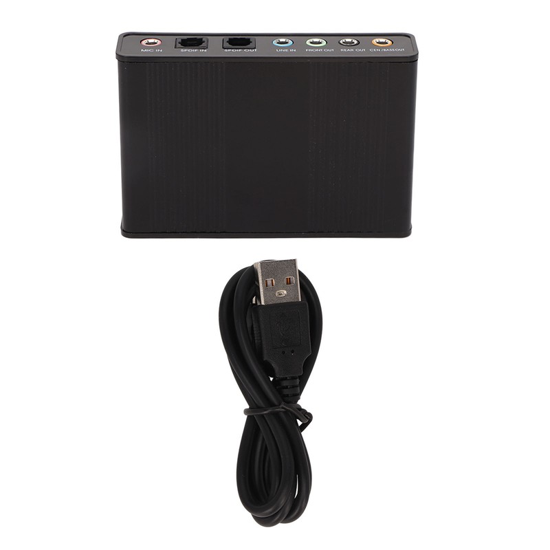USB Sound Card 6 Channel 48kHz Sampling Rate Analog Play