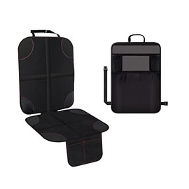 Protector de asiento de coche  kit de organizador de asiento trasero para coche, alfombrilla protectora para asiento trasero de coche para asiento de 