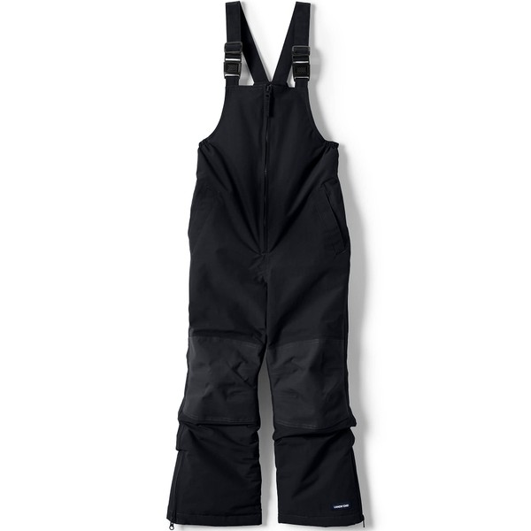 Lands' End Kids Squall Snow Bibs Black Kids 5