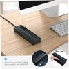 iplusmile 7-Port High Speed USB 3.0 Hub Hub USB for