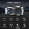 Motorcycle Bluetooth Headset, V5.0 Waterproof V10 Helmet Headset Support GPS