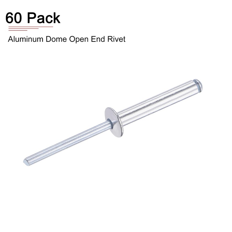 DTGN 5mm x 30mm (DxL) 60pcs Blind Rivets Mechanical Connection