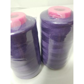 NICE FABRICS 2-Pack 6000 Yards Each Spool Serger Sewing T27 Thread Cones Violet Color T27 S/2