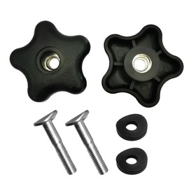 Handle Knob and Screw Bolt Kit, Compatible with Toro Lawn Mowers/Snow Blowers Repair Part 92-2260 & 106-4161, for Most Models Toro Recycler Lawn Mower Deck Parts 2-Pack