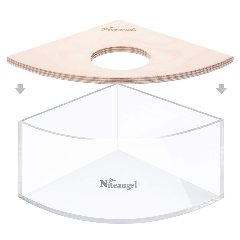 Niteangel Animal Sand-Bath Box: - Acrylic Critter's Sand Bath Shower
