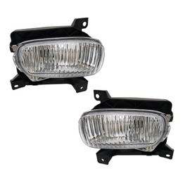 Nioboee Fog LightsCompatible with 2000-2006 Tundra Clear Lens Pair Driver Side & Passenger Side