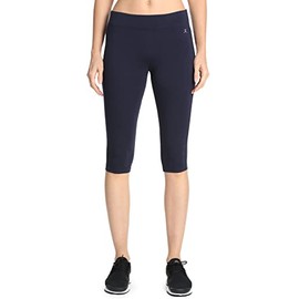 Danskin Women's Capri Legging, Midnight Navy, Large