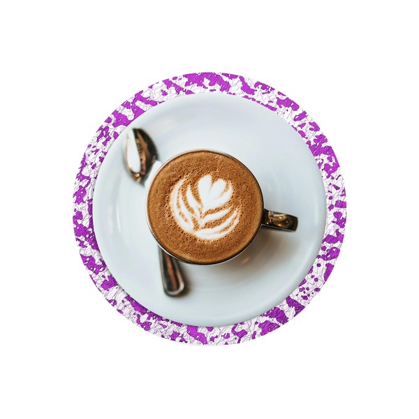 sourcing map 24pcs Disposable Placemats, 3.5 Inch Foil Metallic Place