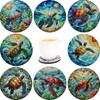 Monattrod Wood Coasters Set of 8 - Handcrafted Drink Coaster