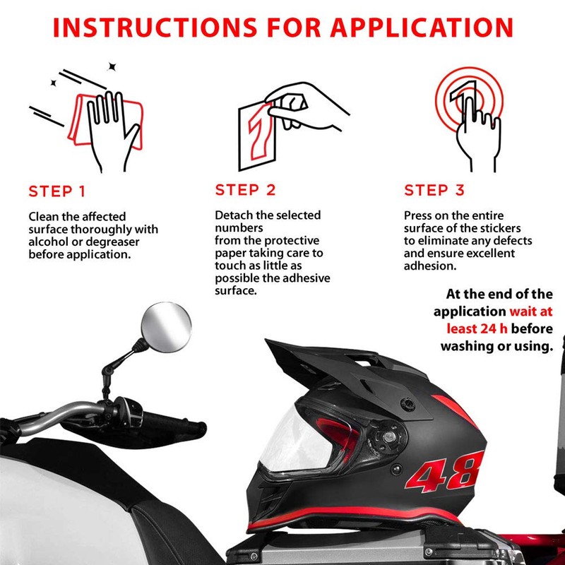 4R Quattroerre.it Racing Number 5 Anodized, Medium, White