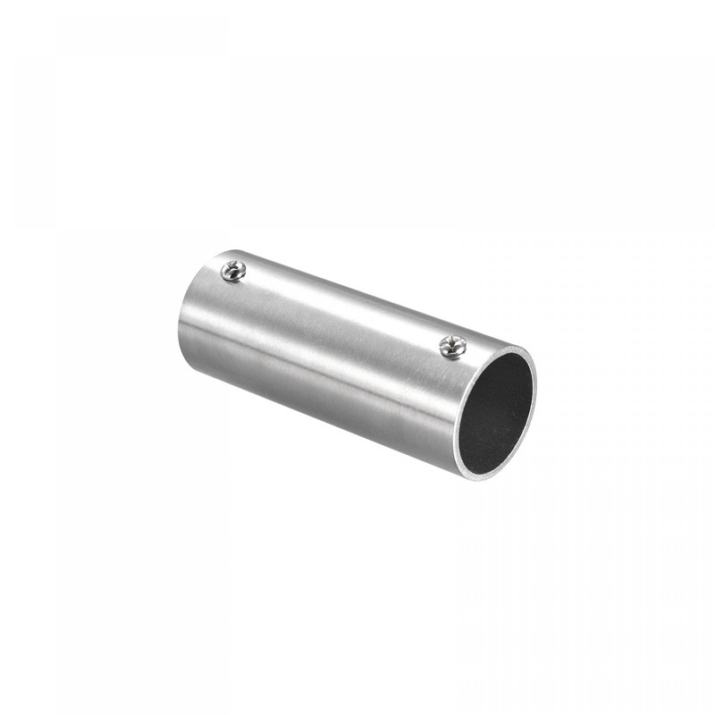 sourcing map Rail Pipe Fitting 2-Way 100mm Length 202 Stainless