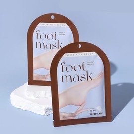 PRETTYSKIN Paquete de mascarilla hidratante para pies y manos | Hidratación intensiva y nutritiva | Ingredientes de origen natural (máscara para pies)