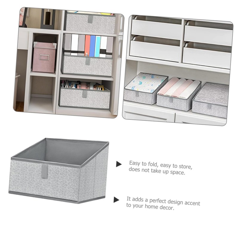 Ciieeo Foldable Trapezoid Storage Bin Multi Function Clothes Organizer for