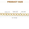 sourcing map 16.4Feet Aluminum Link Chain, Link Cable Chain Oval