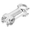 Silver Bike Stem Lightweight Aluminum Alloy with 28.6mm Front Fork