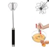 Stainless Steel Semi-Automatic Whisk Hand Push Rotary Whisk Blender Egg