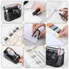 AmazingSpark Black Desk Office Supplies Set Black Desk Organizer and