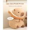 Bestsea Cute Capybara Plush Soft Capybara Plushie Pillow with Kawaii