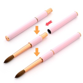 Puro Kolinsky Pincel Acrílico Para Uñas de Arte de Uñas Pincel Acrílico Herramientas de Uñas Cepillo de Uñas Profesional para Mujeres