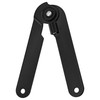 2 Pieces Black Cabinet Door Support Hinges – 180° Folding