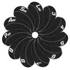 11 Pack Golf Iron Covers Headcovers (3-9, P, A, S,
