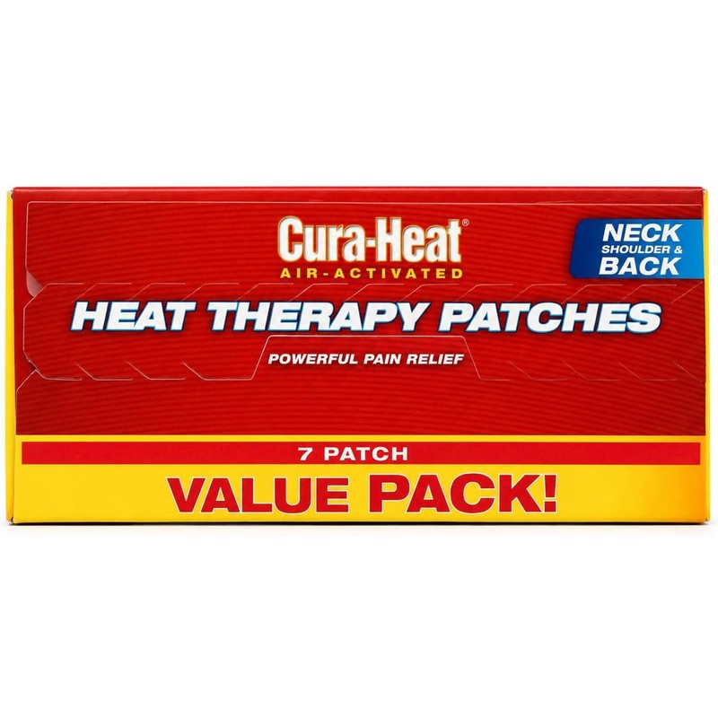 Cura-Heat Heat Therapy Patches, Air Activated, Neck Shoulder & Back,