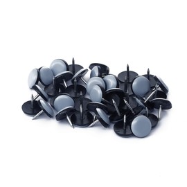 Furniture Glides Sliders-Furnigear PTFE (Teflon) Chair Leg Movers Sliders for Carpet Surface - Move Your Furniture Easy & Safely - Best Floor Protector (3/4" Nail, 40pack, not for Wood Floors)