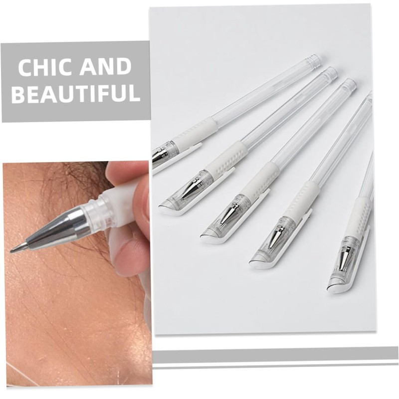 WOONEKY Tattoo Pens Kit 5 Pens 10 Refills Waterproof Pen