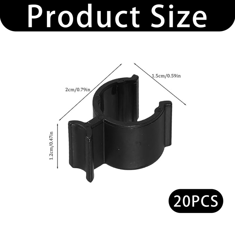 20 Pack Pump Lock Clip for Cosmetic Dispensers (Medium),Travel Lotion