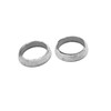 VekAuto 2pcs 60mm Car Exhaust Pipe Header Manifold Downpipe Donut
