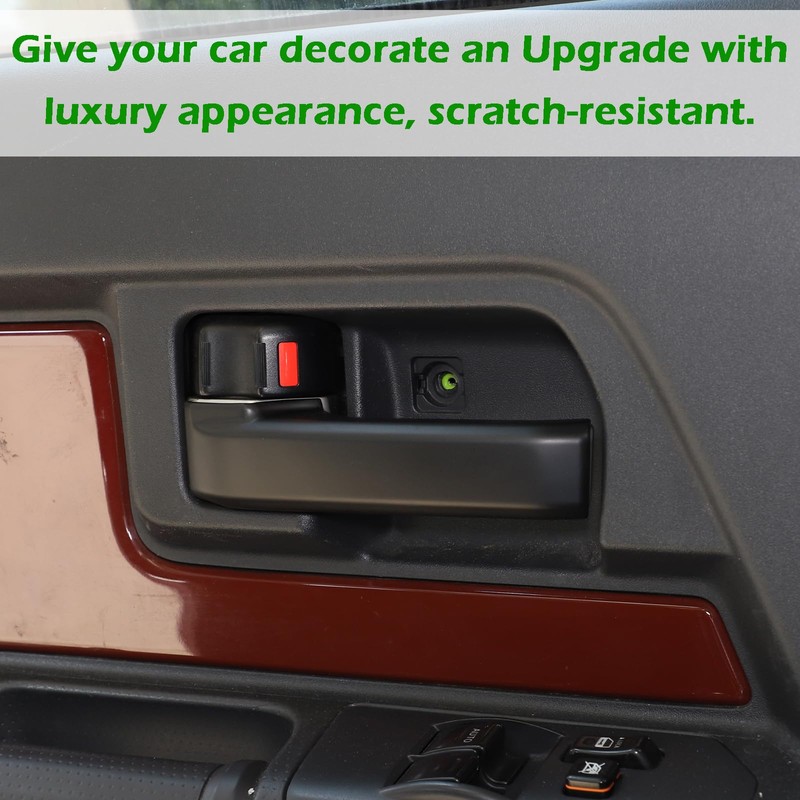 LLKUANG Interior Door Handle Protector Trim Cover for Toyota FJ