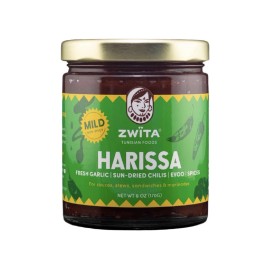 Zwita Mild, Spicey or Smokey Harissa 6oz Tunisian Thick Sun Dried Chili Paste - Smoky
