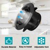 PATIKIL 4 Inch Round Air Vent Cover, 2 Pack Soffit