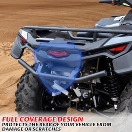 SAUTVS XT Rear Bumper Guard for Can-Am Outlander 500 700 2023-2025, Combined Steel Rear Bumper Bar Protector Rear Brush Guard for Can Am Outlander 500 700 PRO 2023-2025 Accessories, Replace#715004953