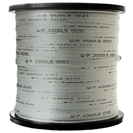 Seconds 3/4" x 102' 2500 Lb Polyester Pull Tape | Pull Webbing | Flat Rope - USA Made