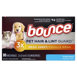 Bounce Sheets Pets 80 Per Box Fresh 2x Size 3x Effectiveness