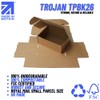 Trojan Brown Kraft Small Parcel PIP Postal Box TPBK26-250x200x100mm (10x8x4")