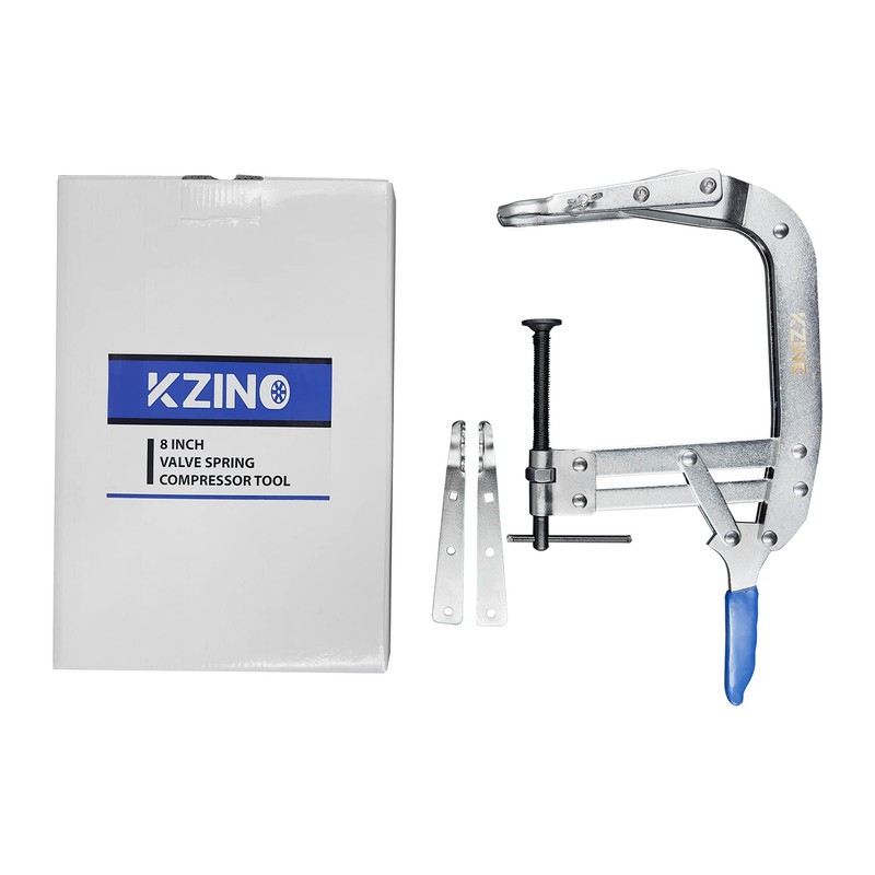 KZINO 8inch Valve Spring Compressor, Universal Automotive Engine Valve Spring