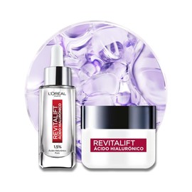LOreal Paris Serum Facial Anti Arrugas Acido Hialuronico Revitalift LOreal Paris  Crema hidratante anti-líneas de expresion Revitalift Ácido...       