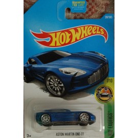 Hot Wheels Aston Martin One-77  Blue 287/365 HW Exotics 7/10
