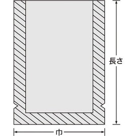 Nylon Poly New L-type Standards Bag No. 5 (X 100 Sheets) Width 140 X Length 240 mm