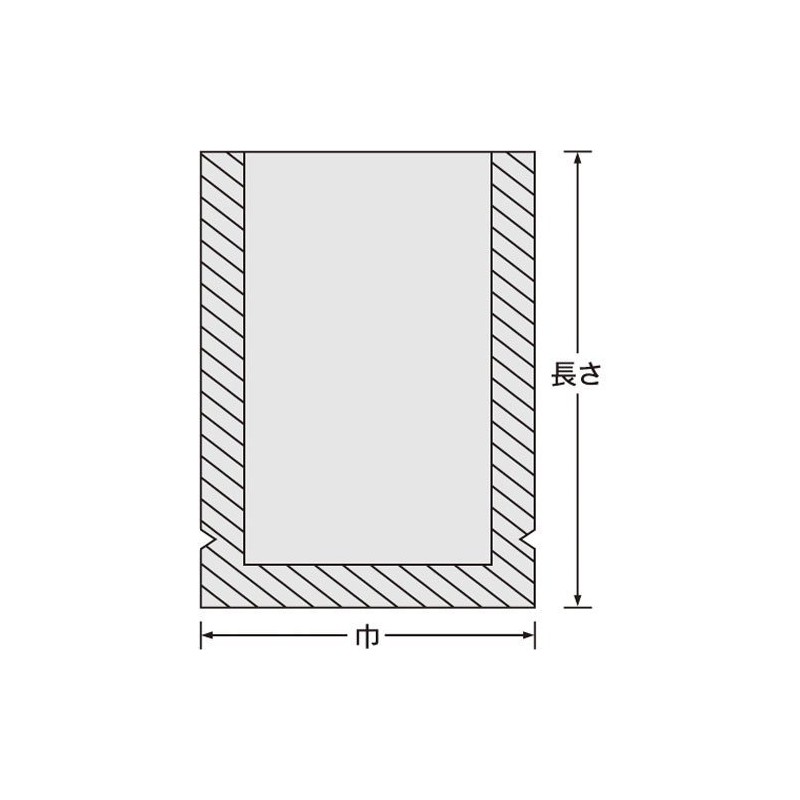 Nylon Poly New L-type Standards Bag No. 5 (X 100 Sheets) Width