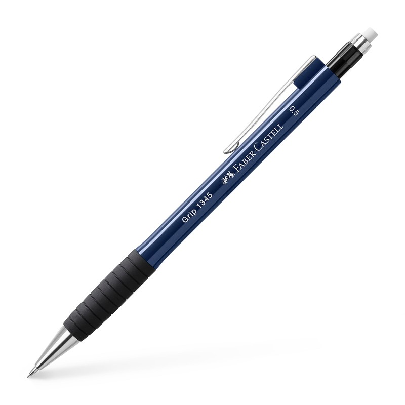 FABER-CASTELL Grip 205265 Mechanical Pencil Navy Blue, 12 Pencils, 0.5