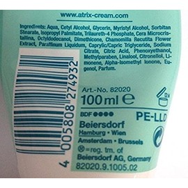 Atrix Intensive Protection Hand Cream 100ml 3.4oz Tube by Atrix