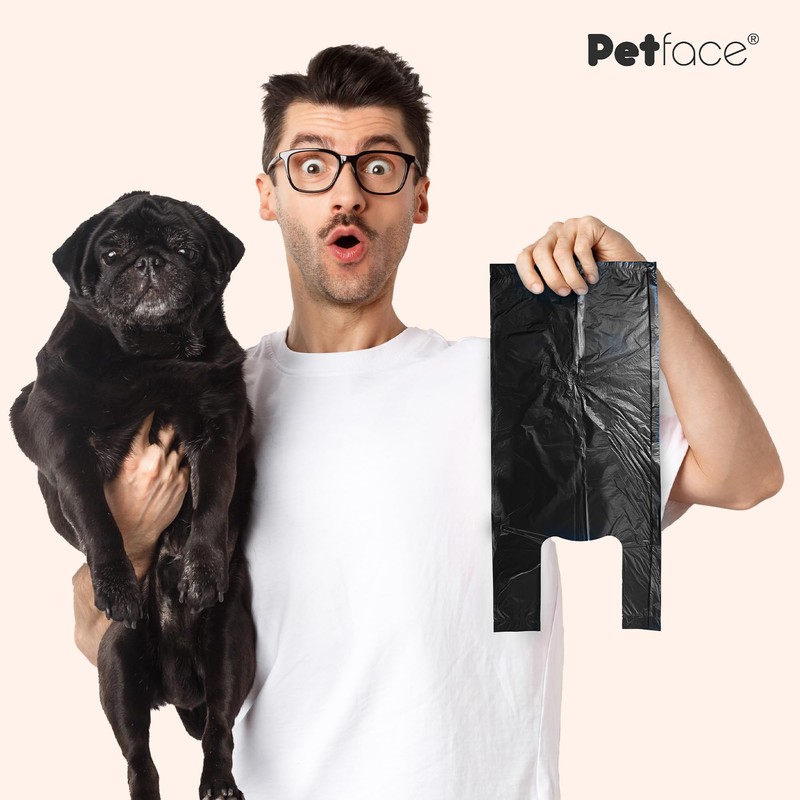 Petface No Mess Degradable Poop Bags With Tie Handles (Pack