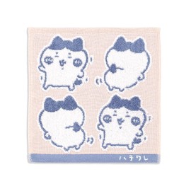 Chiikawa 41-1230080 Ye Towel Handkerchief, Pink, Gauze Pile, Approx. 9.8 x 9.8 inches (25 x 25 cm)