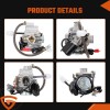 Gearzaar PD24J Carburetor for 4- Stroke GY6 125cc 150cc 152QMI