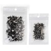 100 Sets 12MM Gun Metal Star Rivets for Leather Star