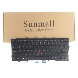SUNMALL Keyboard Replacement Compatible with Lenovo thinkpad X230S X240 X240S X240I X250 X260 X270 Series Laptop Black US Layout