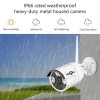 Hiseeu 3MP IP Camera Waterproof Security Camera Outdoor Surveillance Camera